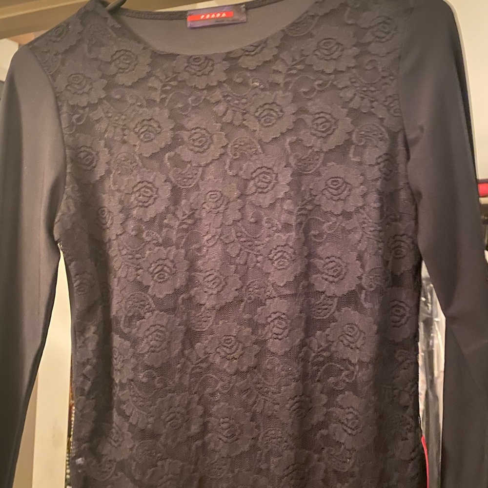 Prada fancy lace top